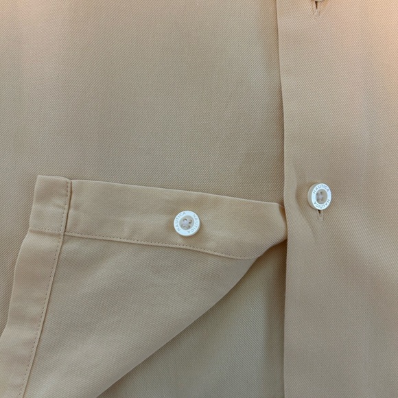 Handsome Nautica Easy Care Silk Blend shirt-large - Picture 7 of 8